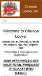 Mobile Screenshot of chenoalocker.com